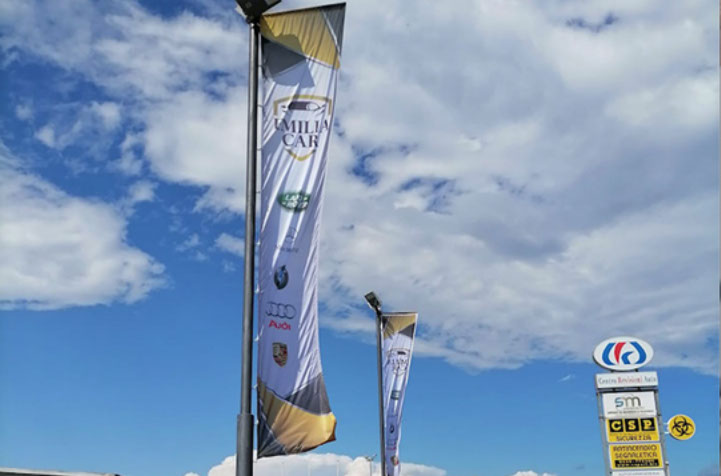 bandiera Bandiera su misura in telo nautico