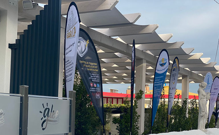 vele glee Realizzazione di vele a goccia personalizzate