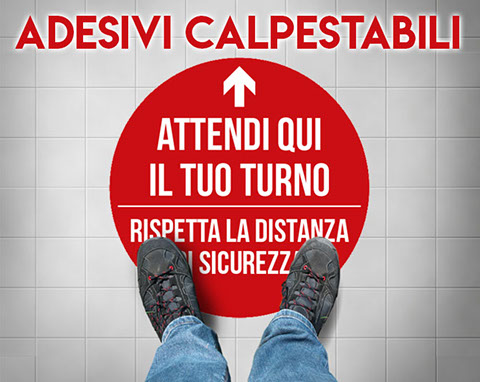 adesivi calpestabili